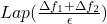 Lap(\frac{\Delta f_1 + \Delta f_2}{\epsilon})